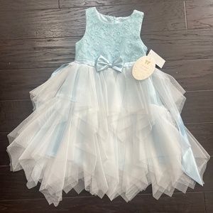 Light Blue Kids Easter Dress